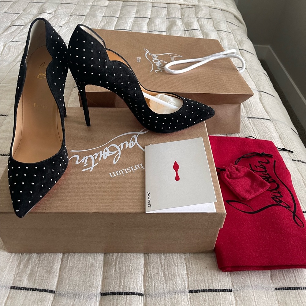 Christian Louboutin Hot Chick Plume size 37.5 - Picture 2 of 5